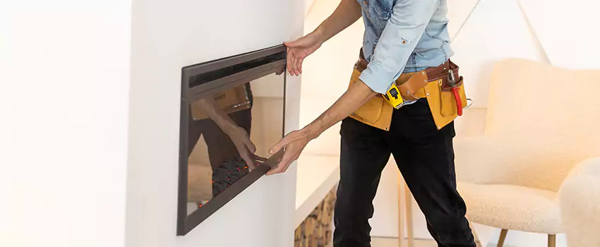Metal Fireplace Installation in Panama City, Florida