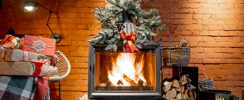 Travis Industries Linear Gas Fireplace Installation in Panama City, Florida